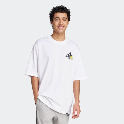 ADIDAS阿迪达斯短袖T恤运动休闲针织圆领男装JZ3255 D