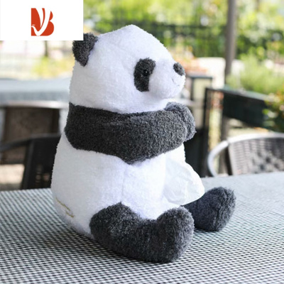 三维工匠创意纸巾盒车载家用客厅卧室少女抽纸盒儿童玩偶纸抽盒床头纸巾套 灰白色