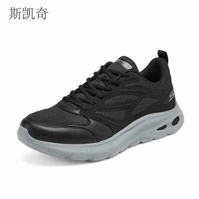 斯凯奇 男防滑耐磨休闲鞋 118077/BLK-10 双