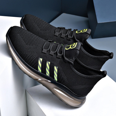 ins椰子鞋男新款老爹鞋百搭透气潮网面休闲运动鞋男士飞织跑步鞋