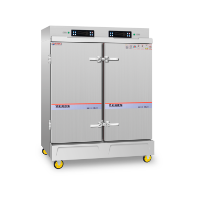 商用电脑版带定时蒸箱 蒸饭柜 蒸柜 蒸饭车24盘