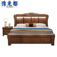 豫龙都床+床头柜1.8米套