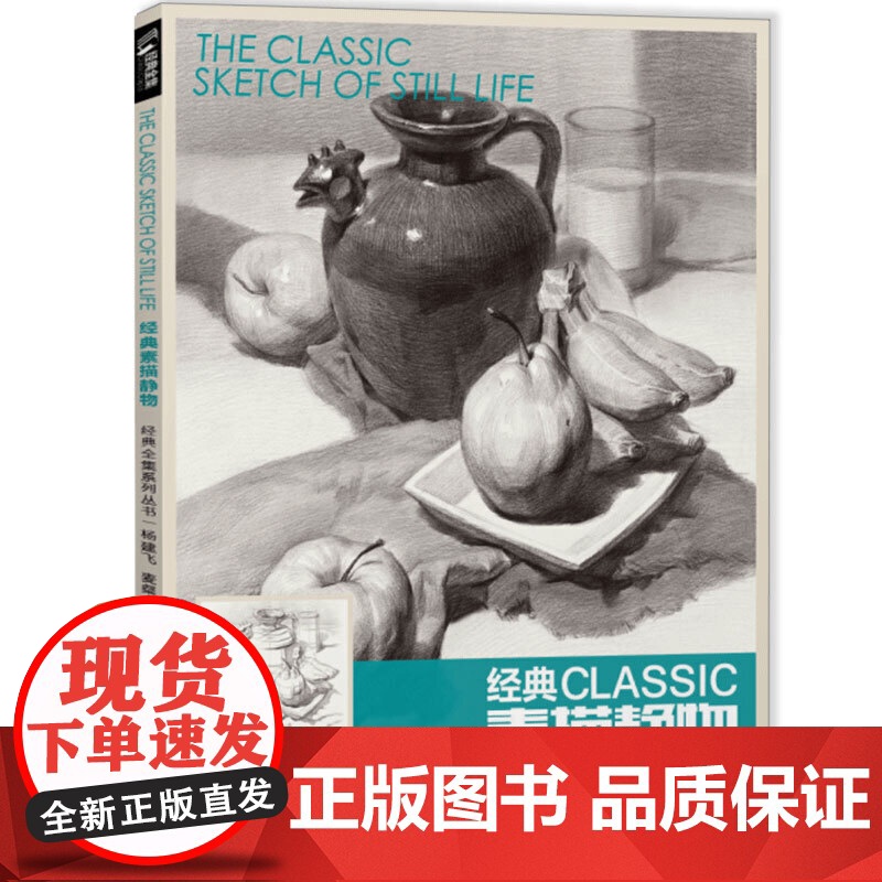 经典全集素描静物书结构联考临摹范本 入门基础教学程材 杨建飞 书豪文化 画结构解剖与透视训练入门 绘画自学教程