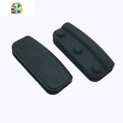 `锅具铝锅双耳防烫手柄套家用隔热锅把手锅耳硅胶垫手柄配件端新 FENGHOU 蓝色一对锅具配件