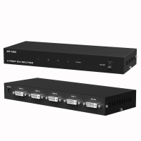 迈拓维矩MT-DV4H 高清dvi分配器1进4出一分四电脑显示器分屏器1080p