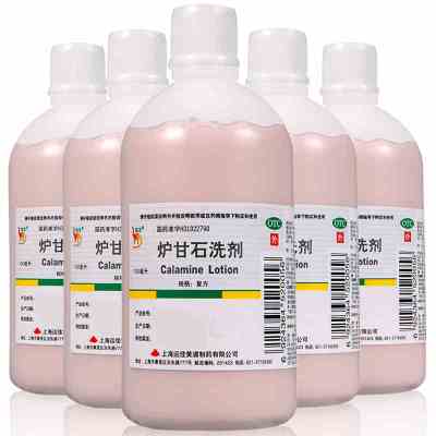 [2瓶装,买即送棉签1袋]信龙 炉甘石洗剂 100ml皮炎湿疹瘙痒痱子皮肤病洗液液体剂