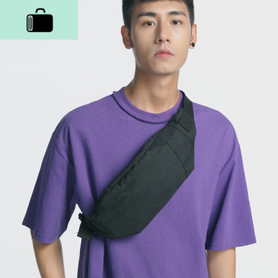 腰包男多功能潮牌男士胸包小型轻便背包运动迷你手机包斜挎单肩包NEW LAKE男士单肩包