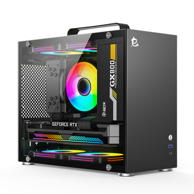  铭能 AMD A10四核/16G内存/256G SSD高速固态 台式电脑 台式机 电脑主机 组装电脑 组装机mini迷你电脑 家用办公台式主机商务娱乐影音游戏学生网课直播电脑