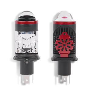 菁普华 汽车H4双光透镜直插式超亮 个