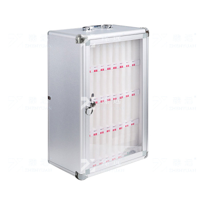 臻远 手机保管箱壁挂式存放柜带锁手机柜保管柜寄存箱手机箱 36位