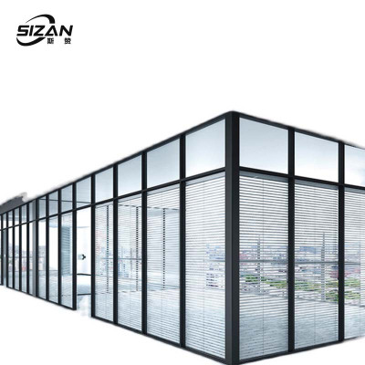斯赞 铝材玻璃隔断屏风 SZ319磨砂 平方米