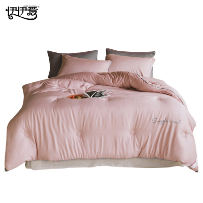 伊伊爱 莫代尔绣花冬被单人双人被保暖被