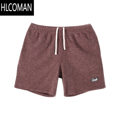 HLCOMAN休闲五分短裤有机棉美式运动男女百搭宽松夏季新款潮流