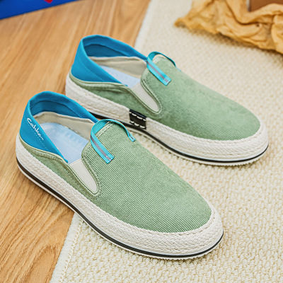 四季可穿男士2025年休闲舒适透气潮流时尚百搭日常新款男士布鞋