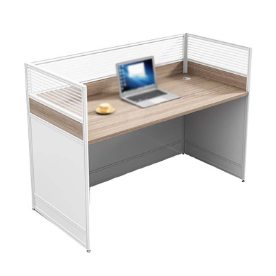 铭威盾职员办公桌椅组合简约现代屏风卡座工位隔断式财务工位桌子单人位[单桌]