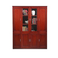 班龙木质文件柜四门台