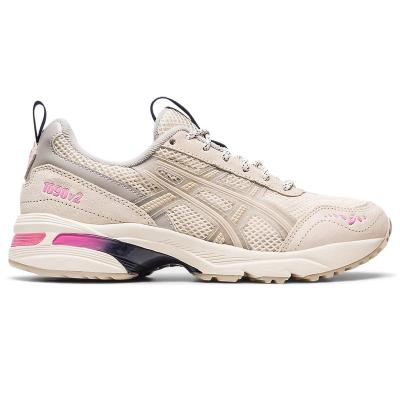 亚瑟士(ASICS)复古运动鞋女款潮流休闲鞋麂皮拼接减震训练鞋室内