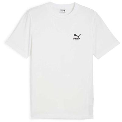 彪马(Puma)PUMA男士经典小巧logo印花圆领短袖T恤休闲运动潮牌纯