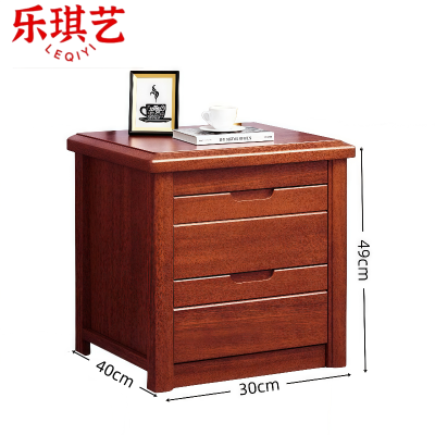 乐琪艺海棠色床头柜c01个