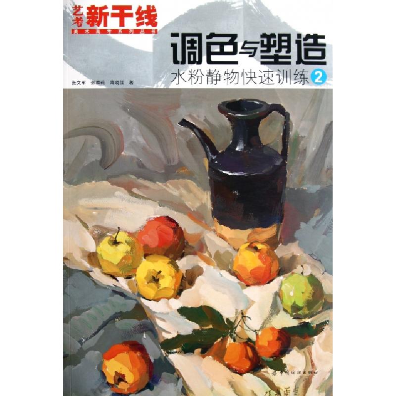 正版新书]调色与塑造:水粉静物快速训练2张文军 等 著978750648