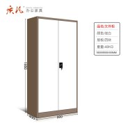 质凡加厚套色文件柜内四板咖白铁皮柜文件柜档案柜办公室资料柜