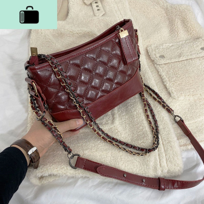 ins超火包女2020新款款潮时尚菱格流浪包韩版百搭链条夏天小包包NEW LAKE女士单肩包