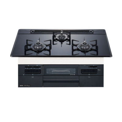 日本原装进口能率燃气灶fami23款嵌入式三眼灶煤气炉自动烤配防污烤盘天然气N3WT7RWAP1C