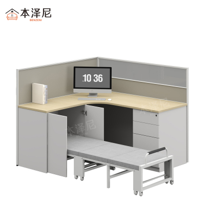 本泽尼 屏风工位(含床) HTAB-GW153 1530*1530*1100mm 张