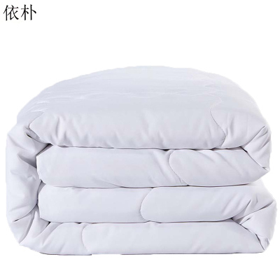 依朴 盖被棉被单人保暖冬季四季被芯棉花被棉絮棉胎可定制 适合1M和1.2M床 (布包/绗缝 150*200cm 重5斤)