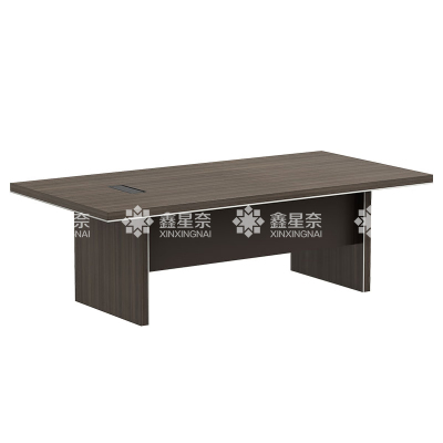 简约现代会议桌长条桌长方形办公室桌洽谈桌2.4米