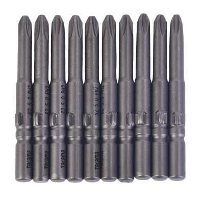 takama(高松)408025 十字螺丝批头套装10件套起子头旋具头电动批头S2带强磁 PH0X2.5