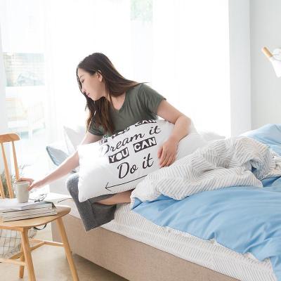 美帮汇时尚大版花全棉床上四件套简约宿舍三件套1.5米全棉被套床单1.8m