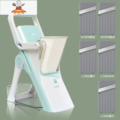 厨房切菜机多功能切肉器家用削土豆切丝切片机萝卜擦丝器刨丝器 敬平切丝器
