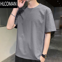 HLCOMAN冰丝t恤2024新款男装上衣短袖男款夏季速干韩版半袖潮流男男生t血