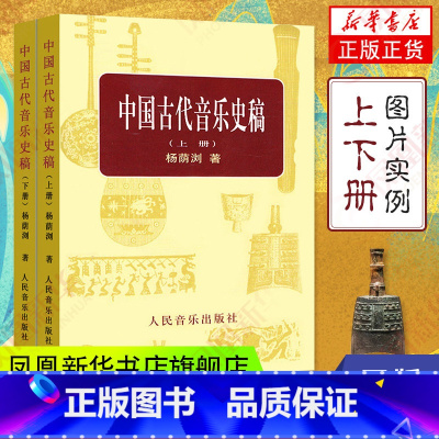 [正版]中国古代音乐史稿上下册 音乐教育类书籍 人民音乐出版社 杨荫浏著 音乐的起源 中国音乐史 古代音乐文献乐谱作品音