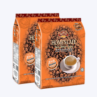 马来西亚进口怡保故乡浓榛果味白咖啡速溶三合一咖啡粉600g*2袋