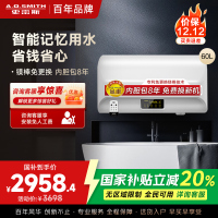 AO史密斯60升电热水器 专利免更换镁棒 金圭内胆 全隐藏安装 大屏触控 双驱速热节能 E60EDX 遥控预约