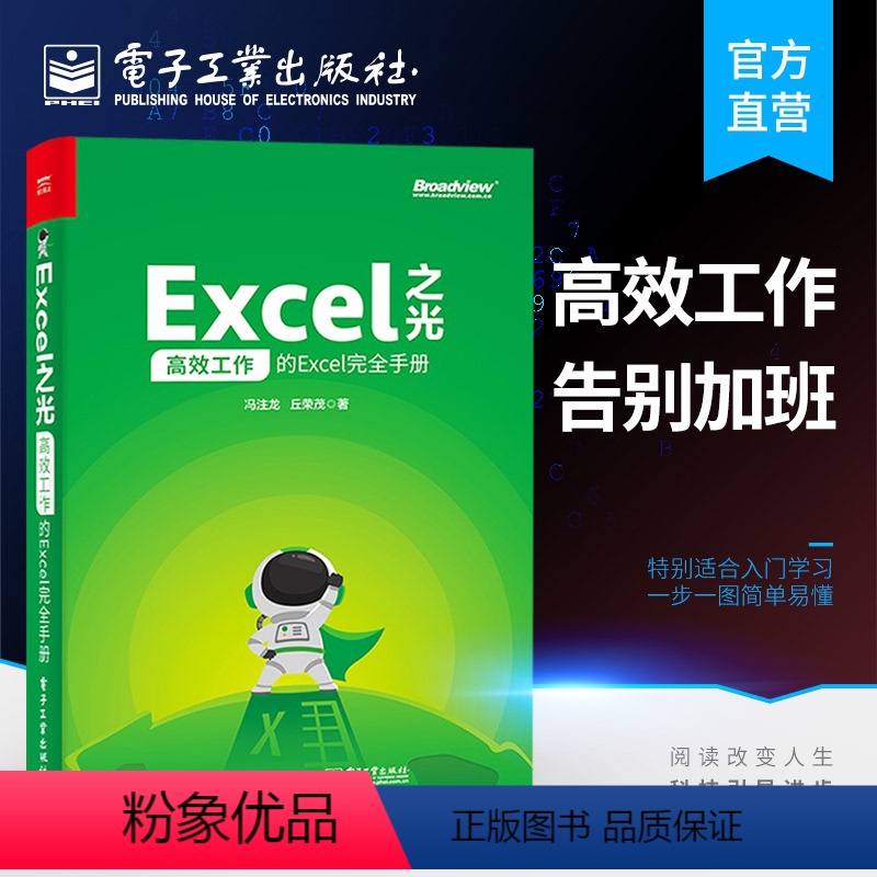 [正版] Excel之光 高效工作的Excel完全手册 Excel教程 零基础表格制作 函数公式大全 数据分析处理 电