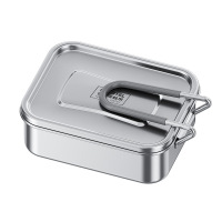 铁斯特 多用不锈钢快餐盒 TST-2130 1.6L