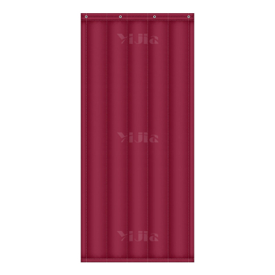 翌嘉YJ3111665 牛津布棉门帘保暖保温门帘防风防寒 红色