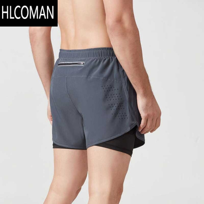 HLCOMAN专业跑步短裤男假轻薄速干透气运动三分裤健身田径训练马拉松