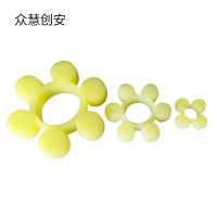 众慧创安 MT型聚氨酯 梅花垫 梅花胶圈 MT12(356*215*55mm) 个