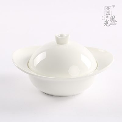 北国风光优质骨瓷元宝炖盅TS-BC个