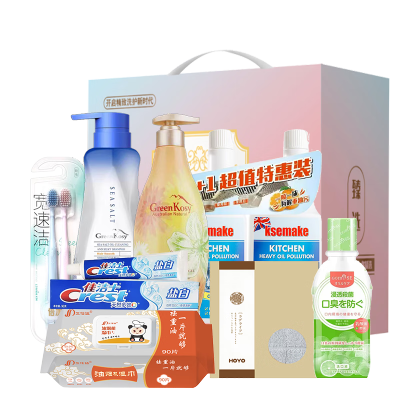 绿色溪谷&佳洁士焕彩礼盒8件套-HC250818005