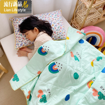 幼儿园被子宝宝夏季凉被棉儿童空调被午睡棉小孩被子薄款夏被 三维工匠