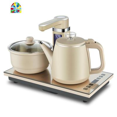 自动抽水烧水壶全自动上水电热水壶功夫茶电磁炉茶具一体烧茶器 FENGHOU 黑色