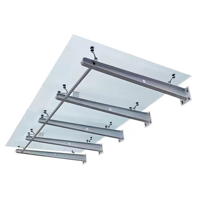 诚智旺 玻璃雨搭 夹胶钢化玻璃/平方米