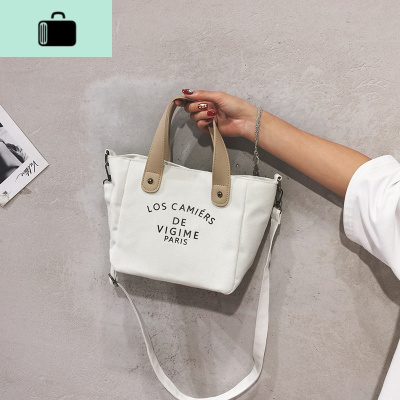 2020新款手提帆布小包包韩版简约百搭休闲斜挎包女包潮流NEW LAKE女斜挎包