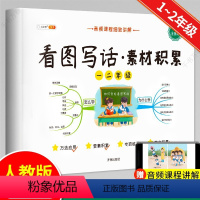 看图写话 素材积累 小学通用 [正版]看图写话思维导图素材积累一年级二年级说话训练每日一练语文专项练习上册下册人教版一二