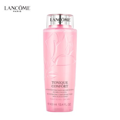 LANCÔME兰蔻玫瑰露清滢柔肤粉水爽肤水400ml 兰蔻全新舒缓版大粉水不紧绷不粘腻 兰蔻大粉水 保湿补水 干皮真爱